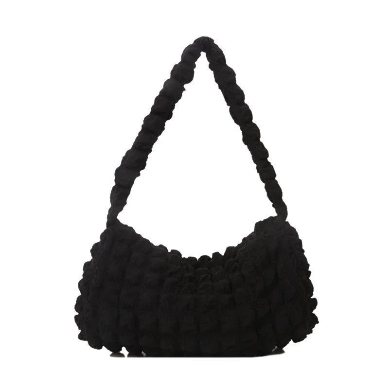 Stylish Pleated Underarm Bag for Women Fashion Handbag 8R013
