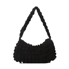 Stylish Pleated Underarm Bag for Women Fashion Handbag 8R013