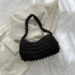 Stylish Pleated Underarm Bag for Women Fashion Handbag 8R013