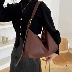 Women's Plain Casual Shoulder Messenger Bag