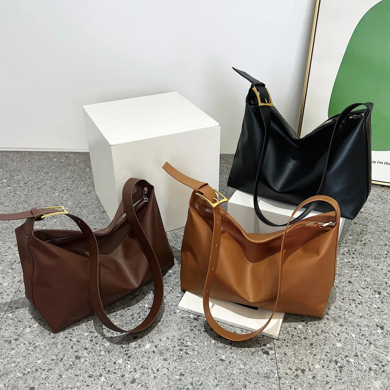 Women's Plain Casual Shoulder Messenger Bag