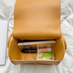 Leisure PU Leather Handbags For Women Shoulder Crossbody Bags