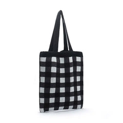 Plaid Woven Women's Handbags Travel Shopping Shoulder Armpit Bag