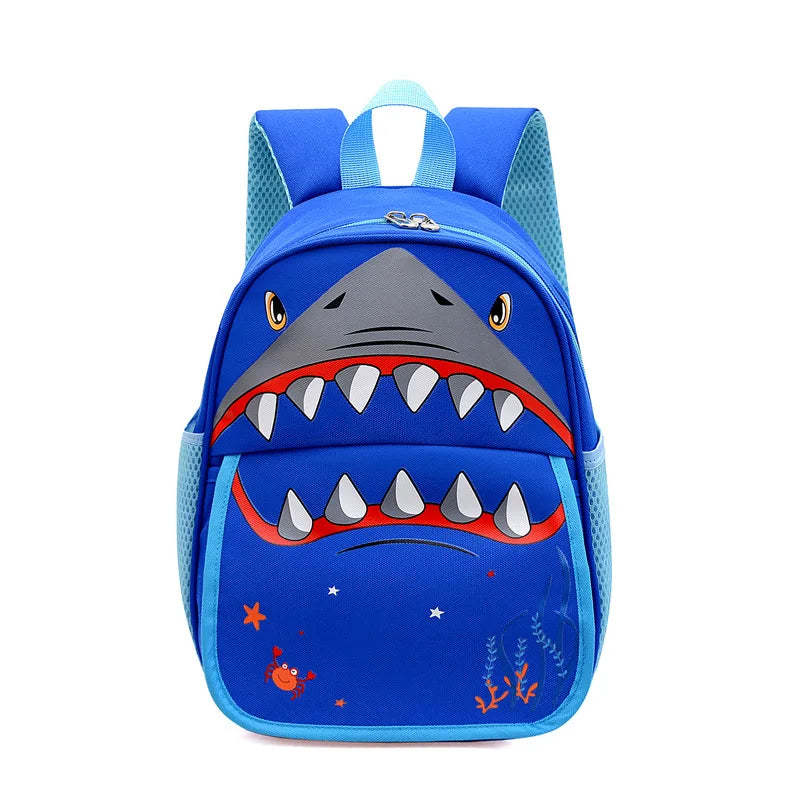 Kids Shark School Bag for Children Toddler Kindergarten Cartoon School Bags