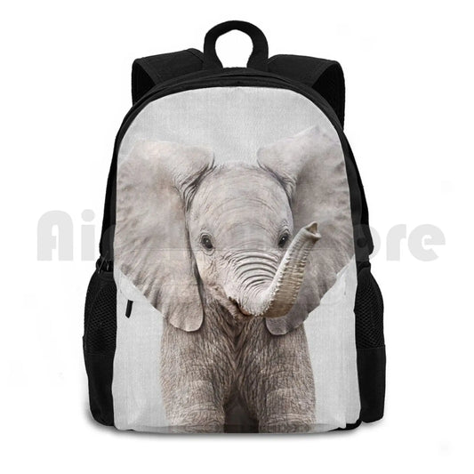 Colorful Outdoor Hiking Backpack Waterproof Camping Travel Elephant
