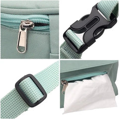 Waterproof Baby Stroller Organizer Bag Large Capacity Bottle Holder