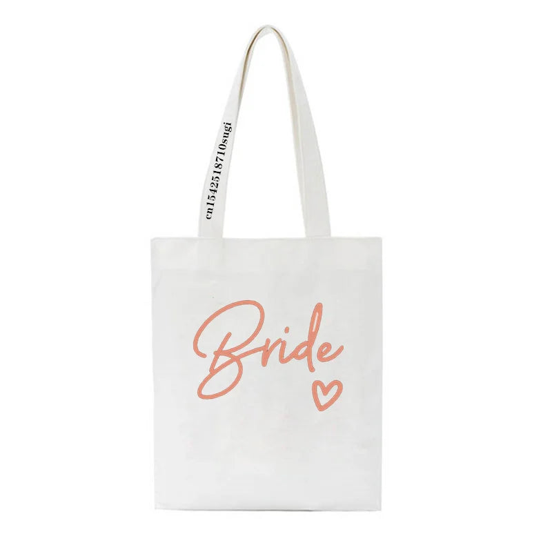 Team Bride Bachelorette Shoulder Bag Wedding Women Handbag