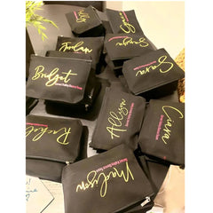 Personalized Bachelorette Party Makeup Bag
