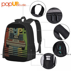 Back To The Future 88 Mph Backpack - Large Capacity Softback