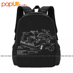 Back To The Future Backpack Large Capacity Vintage Swimming Personalised