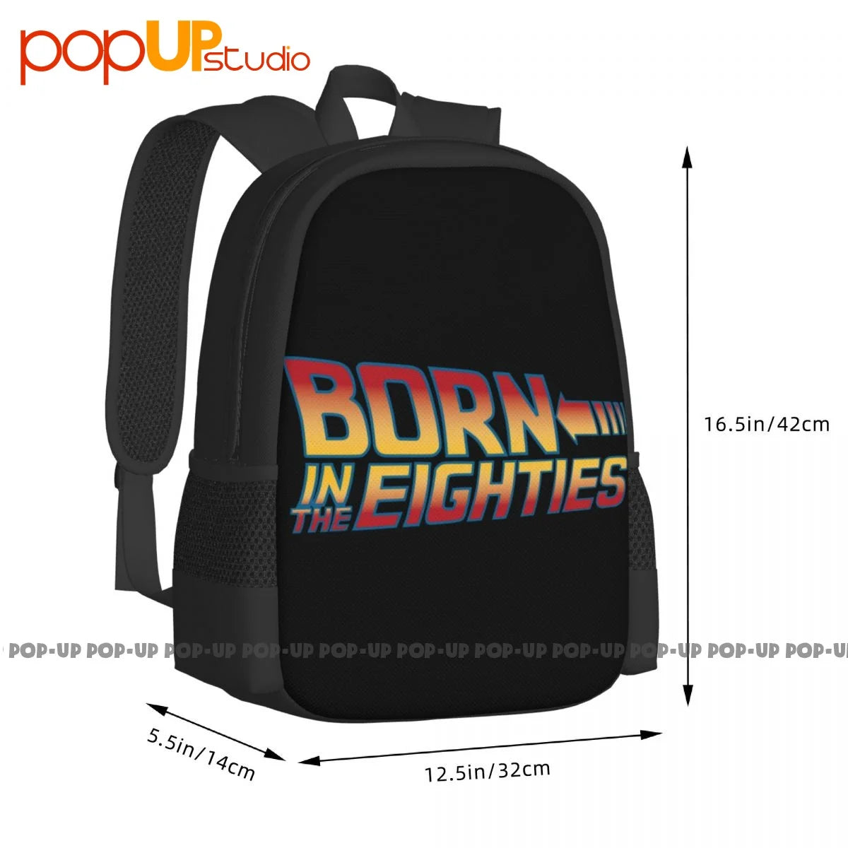 Back To The Future 80s Born Large Backpack