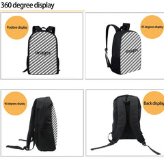 Back to School Kids Backpack Boys Girls Cartoon Book Bags Large Capacity