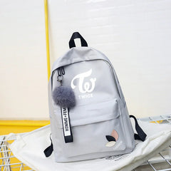 Kpop Girl School Backpack Monsta X Wanna One Twice Bag for Teenager