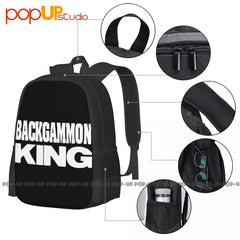 Backgammon Kingpick Backpack Large Capacity Portable 3d Printing Bags
