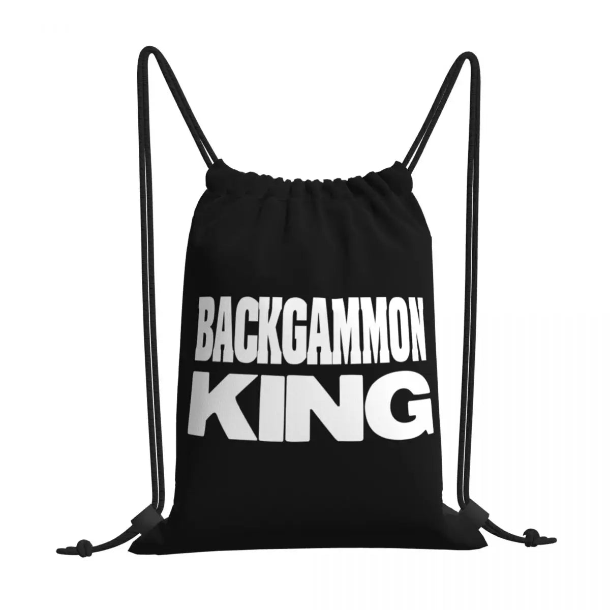 Backgammon Kingpick Drawstring Bags Gym Bag Travel Softback Storage Bag