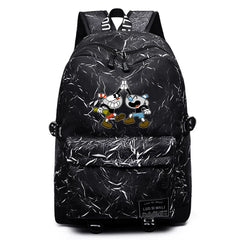 Anime Cuphead Unisex Schoolbag Casual High Fabric Backpack