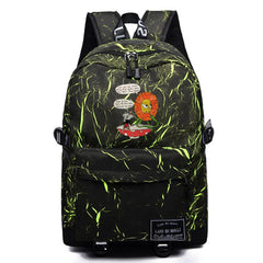 Anime Cuphead Unisex Schoolbag Casual High Fabric Backpack