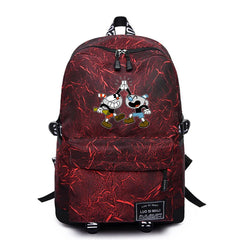 Anime Cuphead Unisex Schoolbag Casual High Fabric Backpack