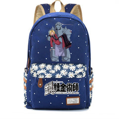 Anime Fullmetal Alchemist Canvas Schoolbag Packsack Teenger Mochila