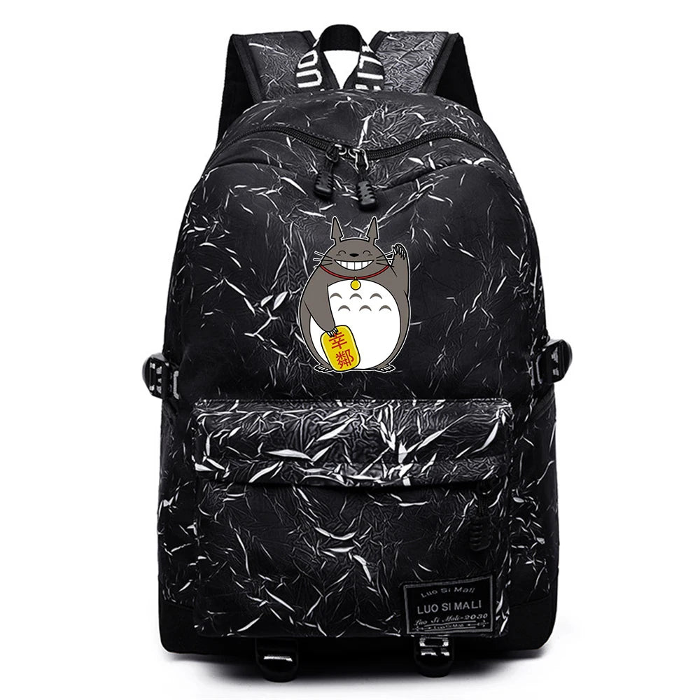 Anime Totoro Schoolbag Unisex Packsack Student Travel Laptop Bag