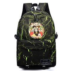 Anime Spirited Away Mochila High Schoolbag Casual Teenger Packsack