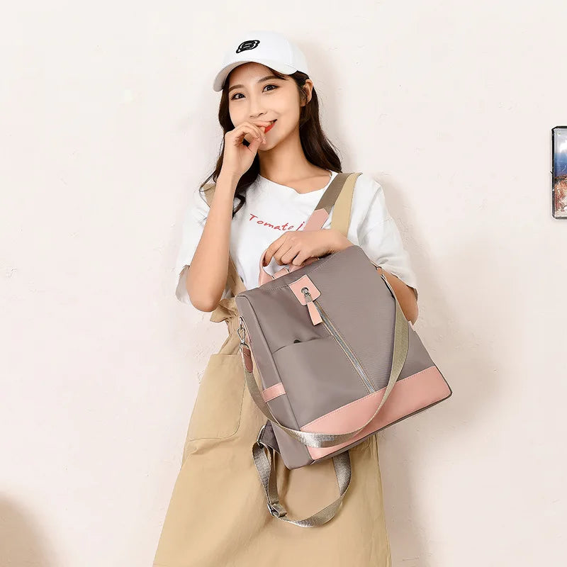 Waterproof Women Backpack Large Capacity School Shoulder Bag