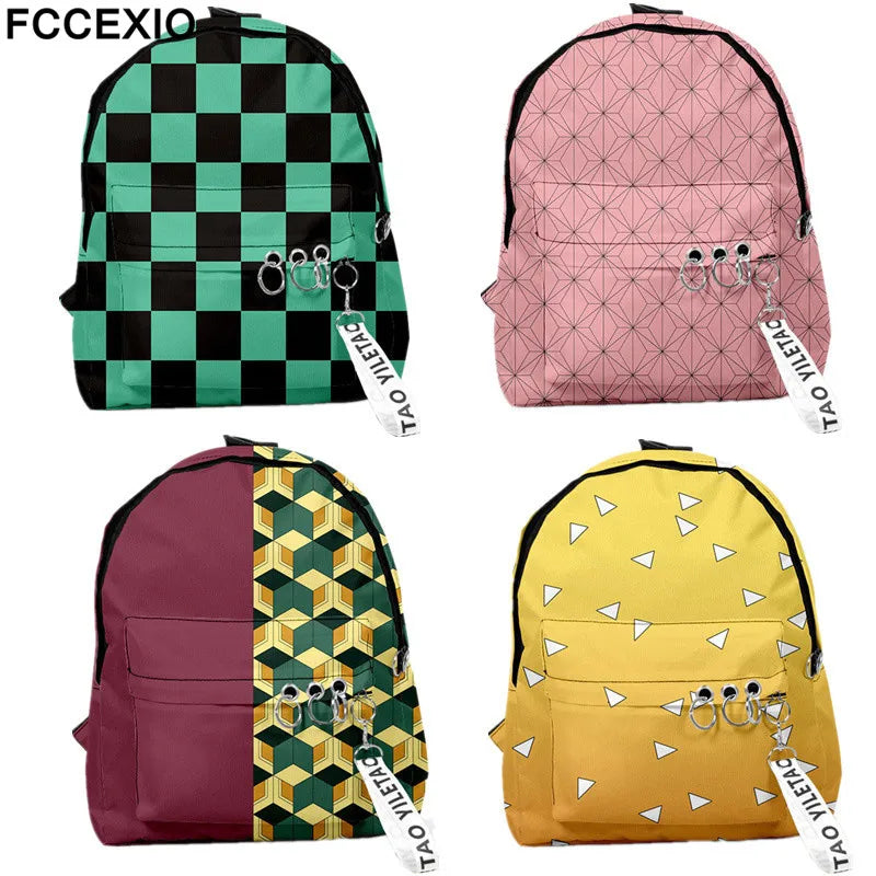 Demon Slayer Tomioka Giyuu Canvas Backpack