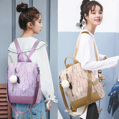Backpack Female College Students School Bags Women Backpacks Flower Print