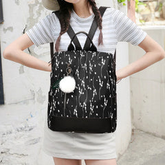 Prints Women Backpacks Flower Print Ladies School Backpack