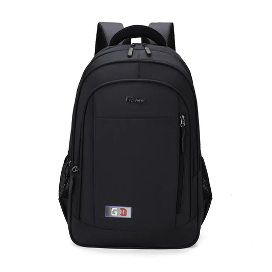 Men's Laptop Backpack 15.6-Inch Multi-Pocket Business Travel Bag Gray