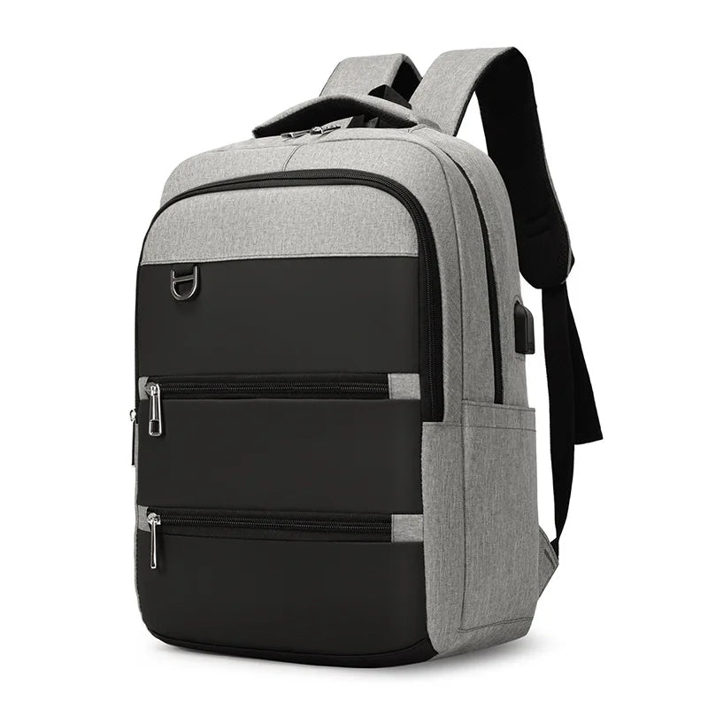 Waterproof Business Laptop Backpack 15.6 Inch USB Charging Bag