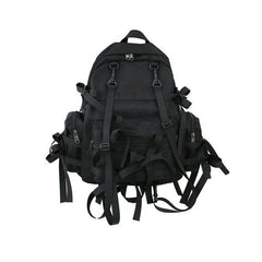 Hip-Hop Style Nylon Backpack w/ Tassel, Street Fashion School Travel Bag