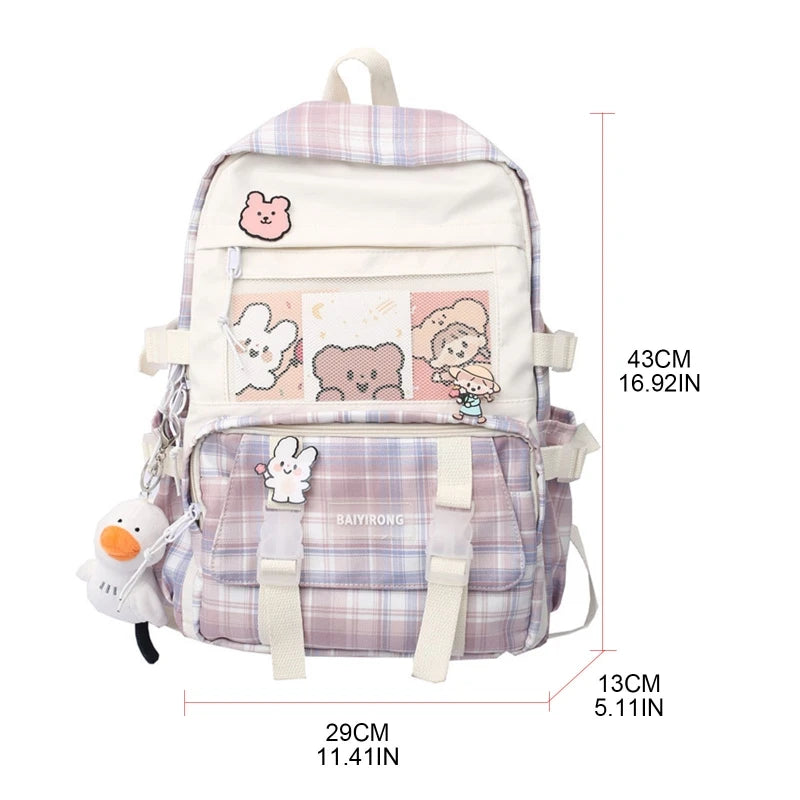 Anime Harajuku Rucksack for Teen Girls School Bag