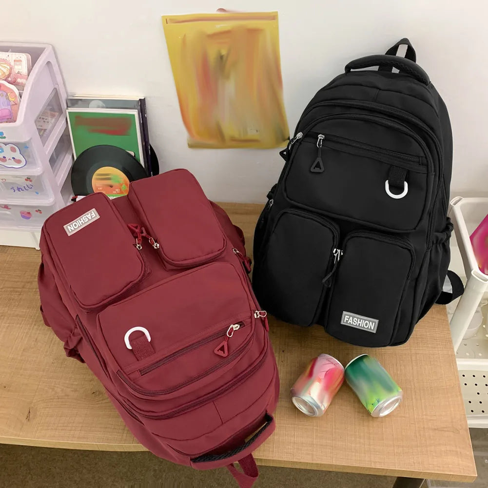 Junior High School Backpack Large Capacity Travel Bag