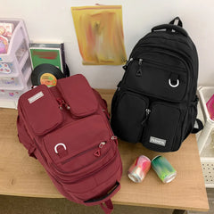 Junior High School Backpack Large Capacity Travel Bag