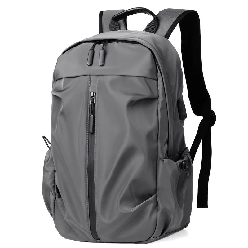 Men Business Leisure Computer Bag USB Charging Travel Backpack
