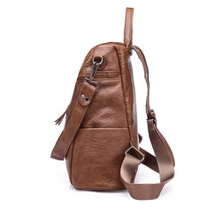 Wild Travel Leather Backpack Women Bag