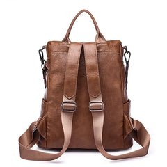 Wild Travel Leather Backpack Women Bag