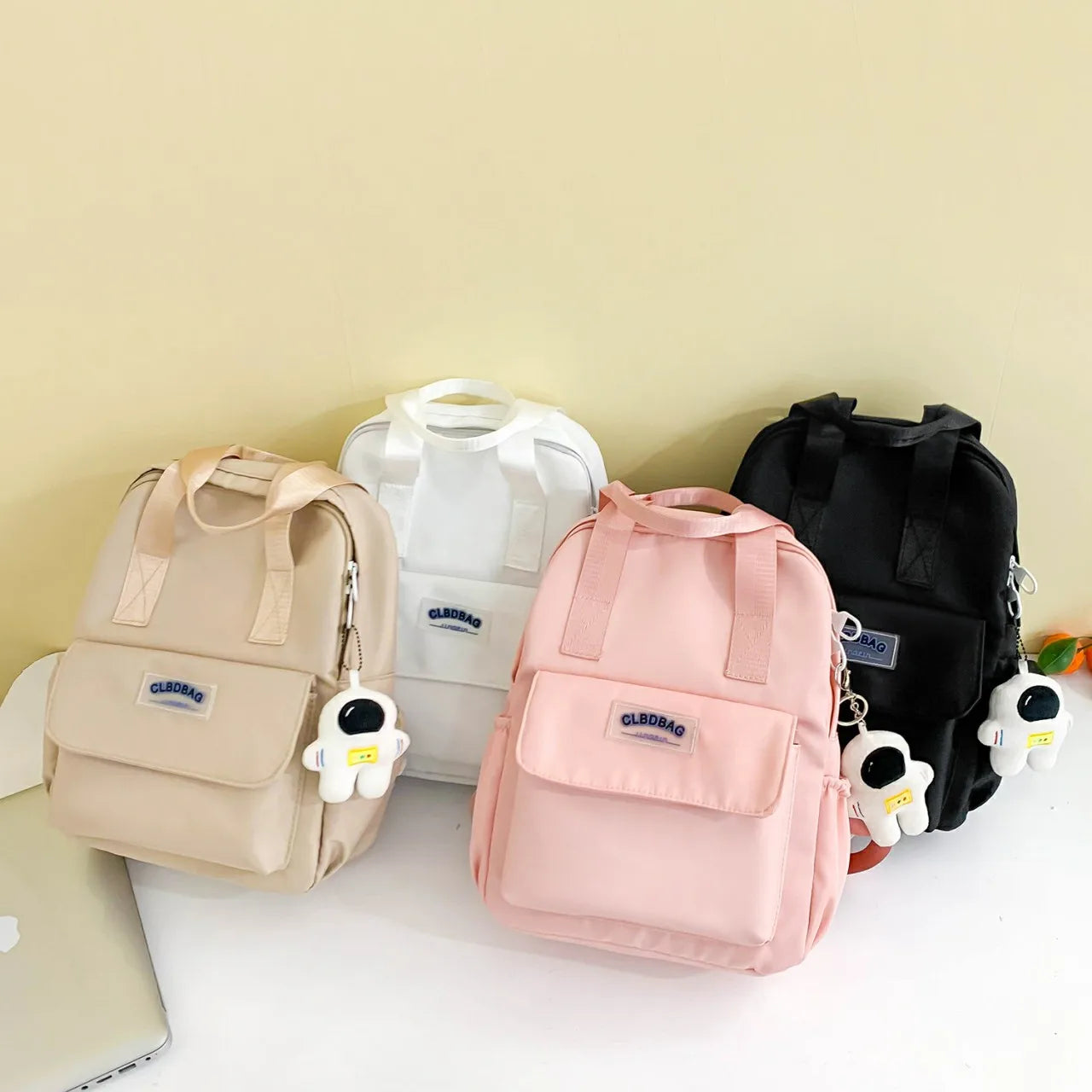 Small Vintage Backpack Nylon Women Mini Bagpack Girl School mochilas