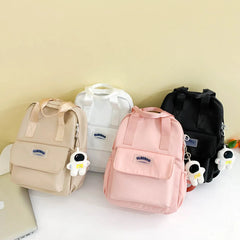 Small Vintage Backpack Nylon Women Mini Bagpack Girl School mochilas