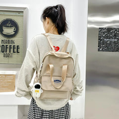 Small Vintage Backpack Nylon Women Mini Bagpack Girl School mochilas