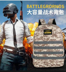 PUBG Camo Canvas Backpack Student Computer Bag