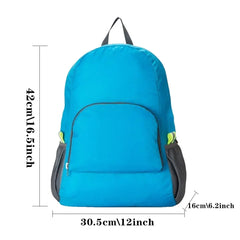Ultralight Foldable Daypack Love Print Backpack