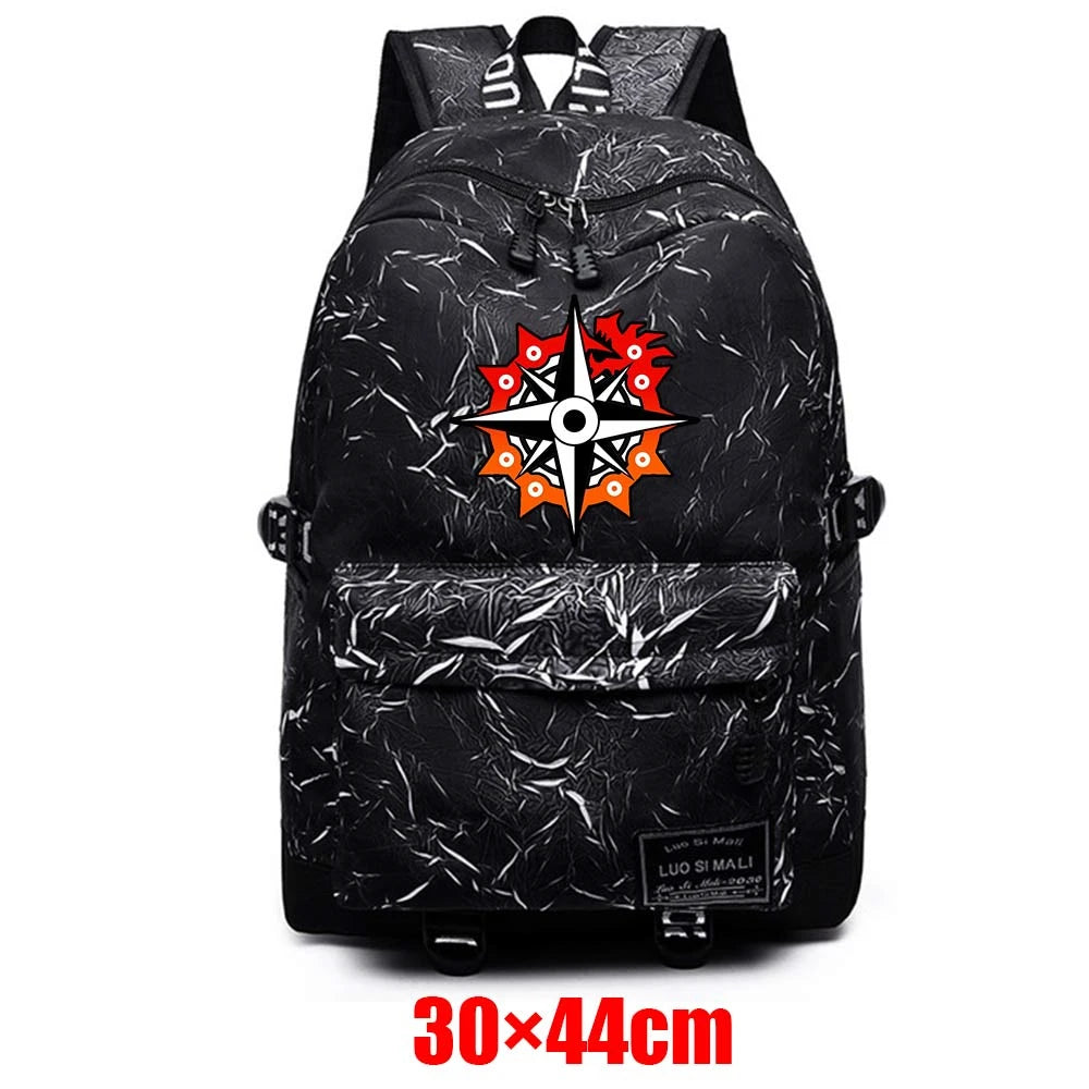 Backpack The Seven Deadly Sins Unisex Teenager Fabric Schoolbag High Packsack Mo