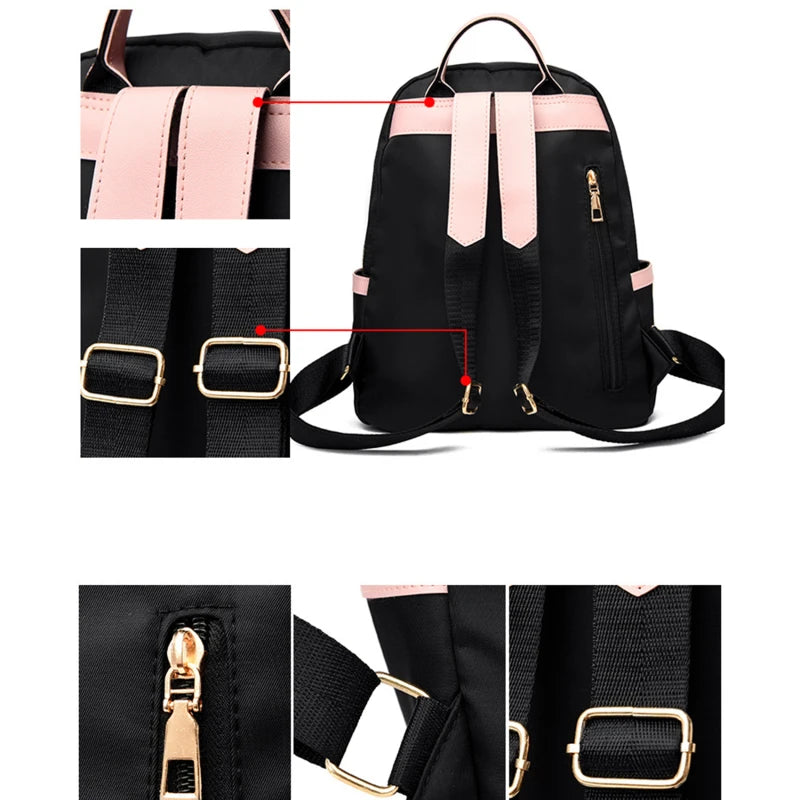 Women's Anti-theft Waterproof Backpack for Autumn and Winter