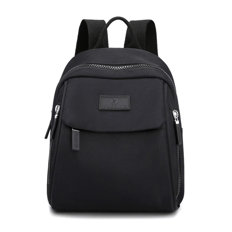 Women's Mini Backpack Waterproof Nylon Small Shopping Backpack