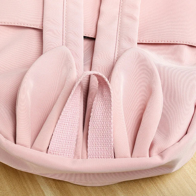 Women Shoulder Bag Solid School Bag For Teenage Girl