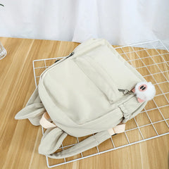 Women Shoulder Bag Solid School Bag For Teenage Girl