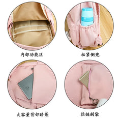 Women Shoulder Bag Solid School Bag For Teenage Girl
