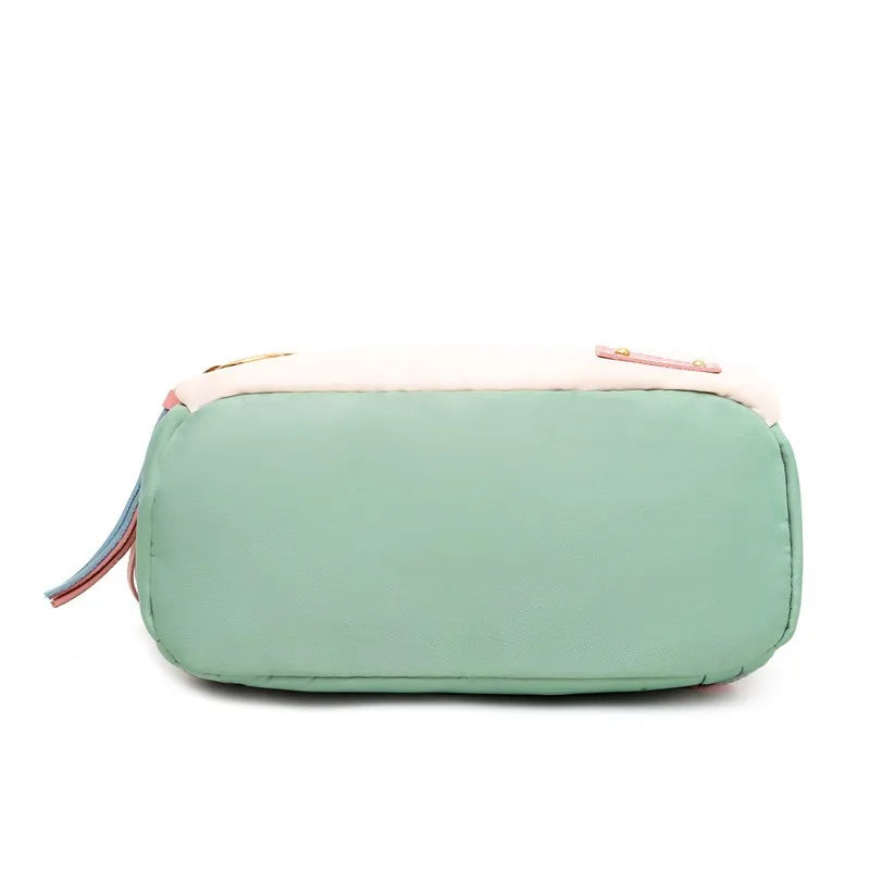 Candy Patchwork Shoulder Bag Teenage Girl Backpack